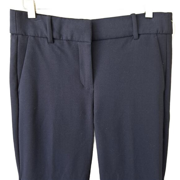J CREW 365 Cameron Slim Crop Pant in Four-Season Stretch Size 6 Navy Blue - Picture 8 of 10